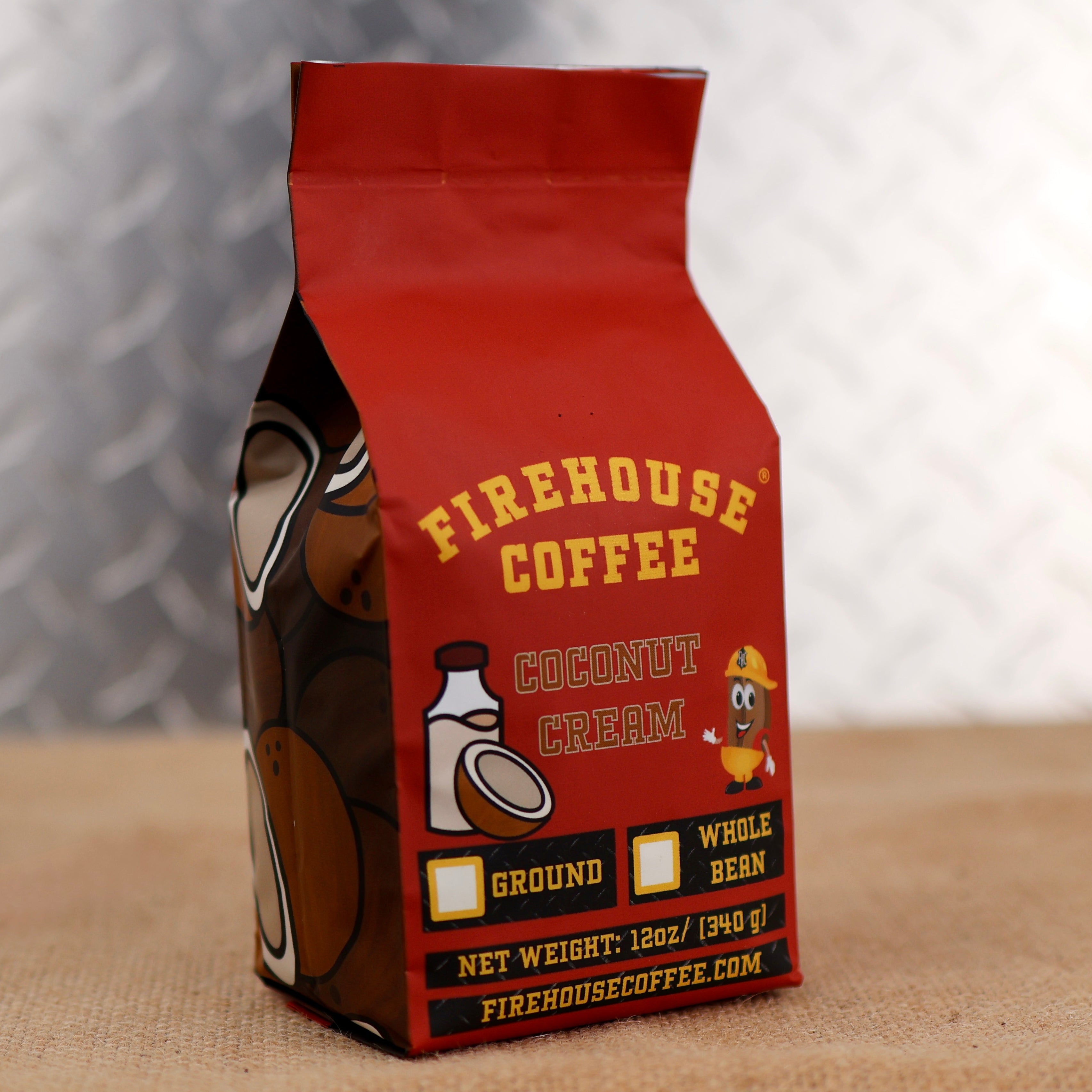 Coconut Cream Flavored Coffee | Firehouse Coconut Coffee Ground