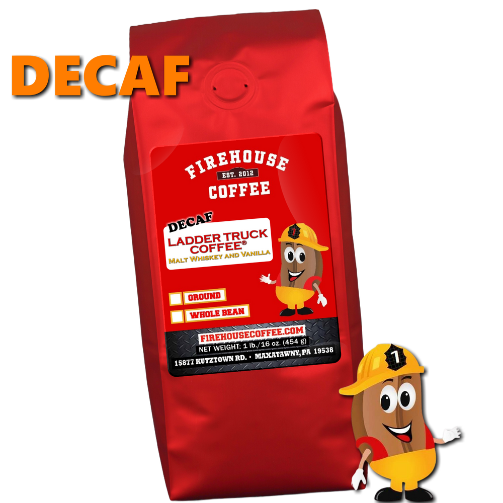 1 lb bag of Aged Malt Whiskey and Vanilla Flavored Decaffeinated Coffee
