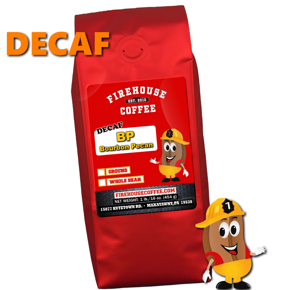 1 lb bag of Bourbon Pecan Decaf Coffee