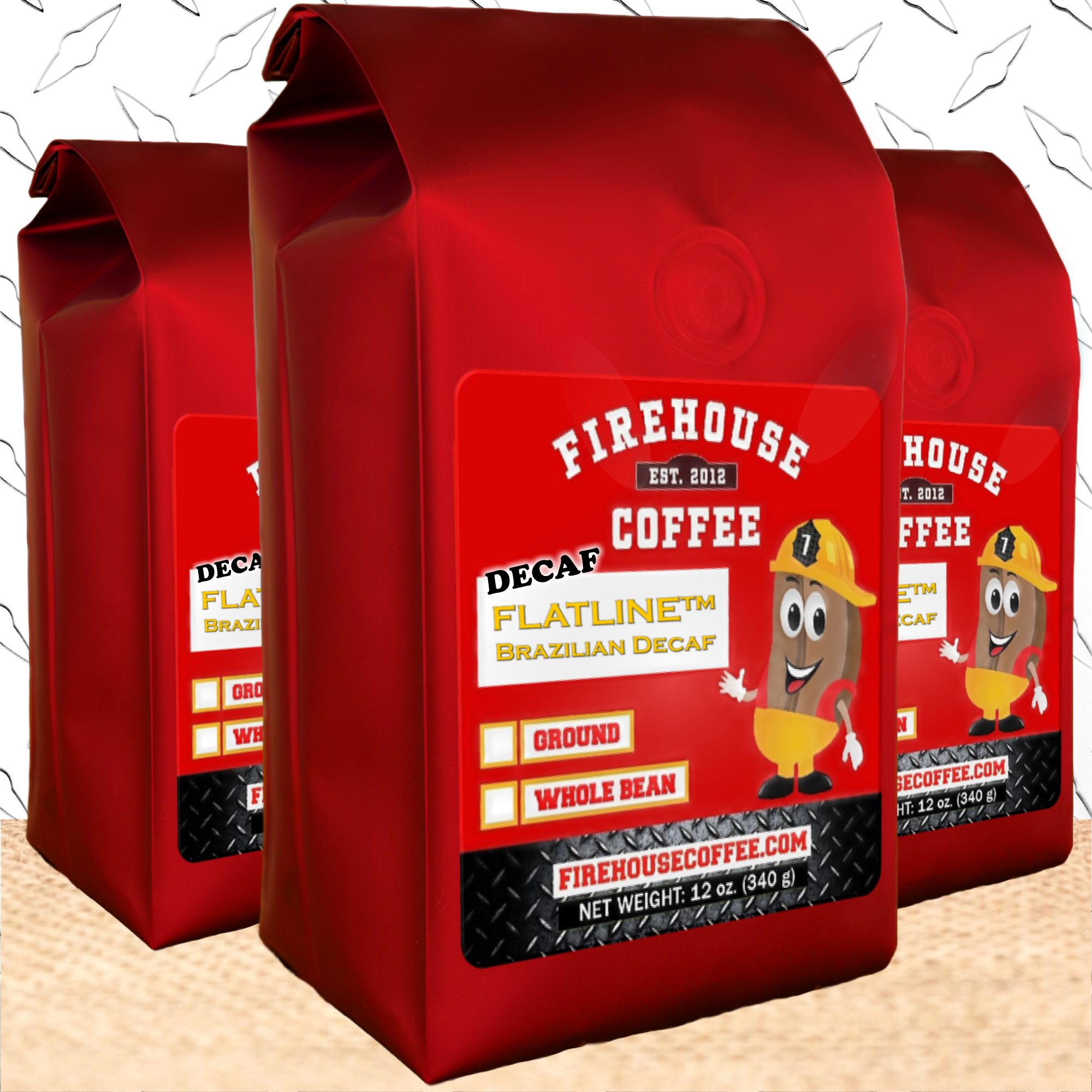 12 oz bags of Brazilian Decaf Coffee