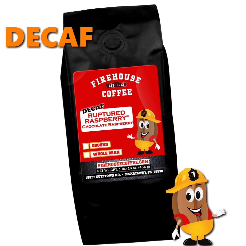 1 lb bag of Chocolate Raspberry Decaf Coffee