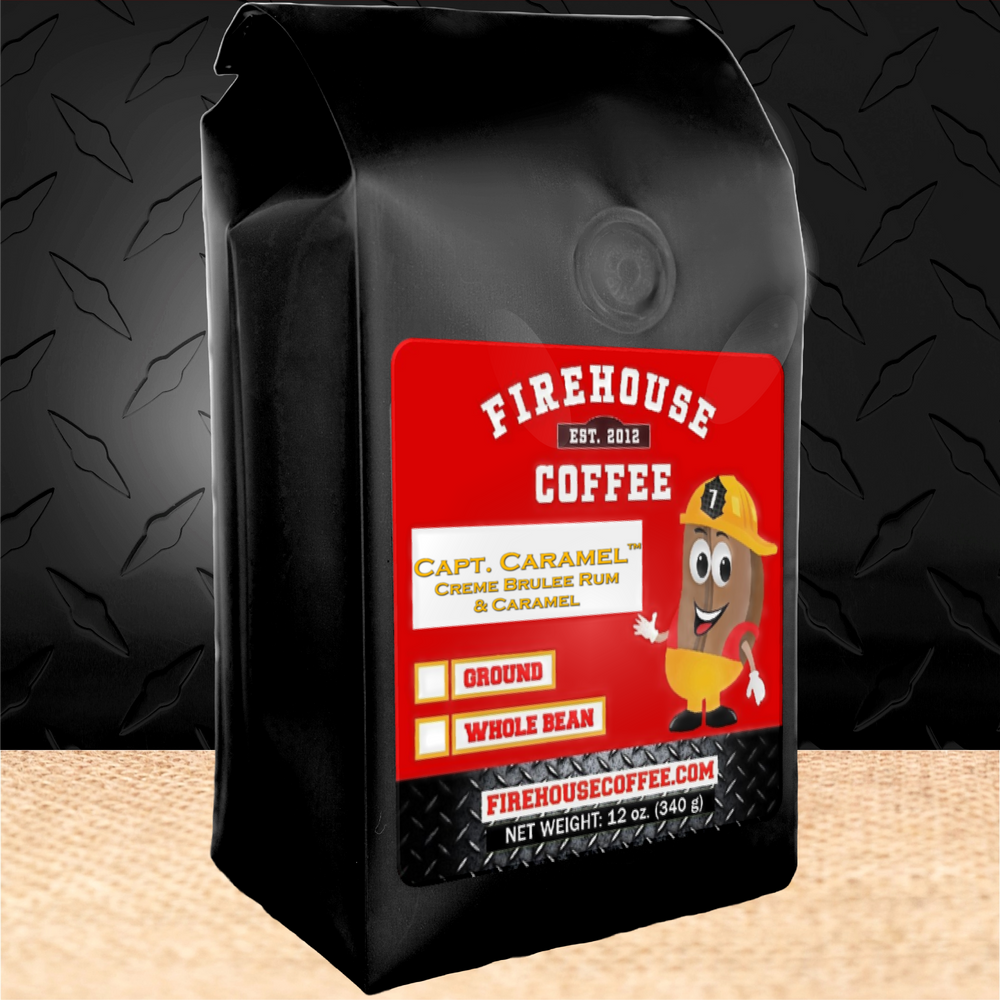 12 oz bag of Creme Brulee Rum and Caramel Flavored Coffee