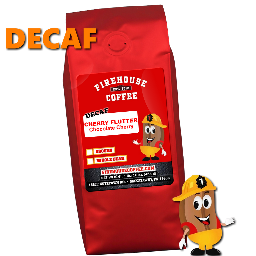 1 lb bag of Chocolate Cherry Decaf Coffee