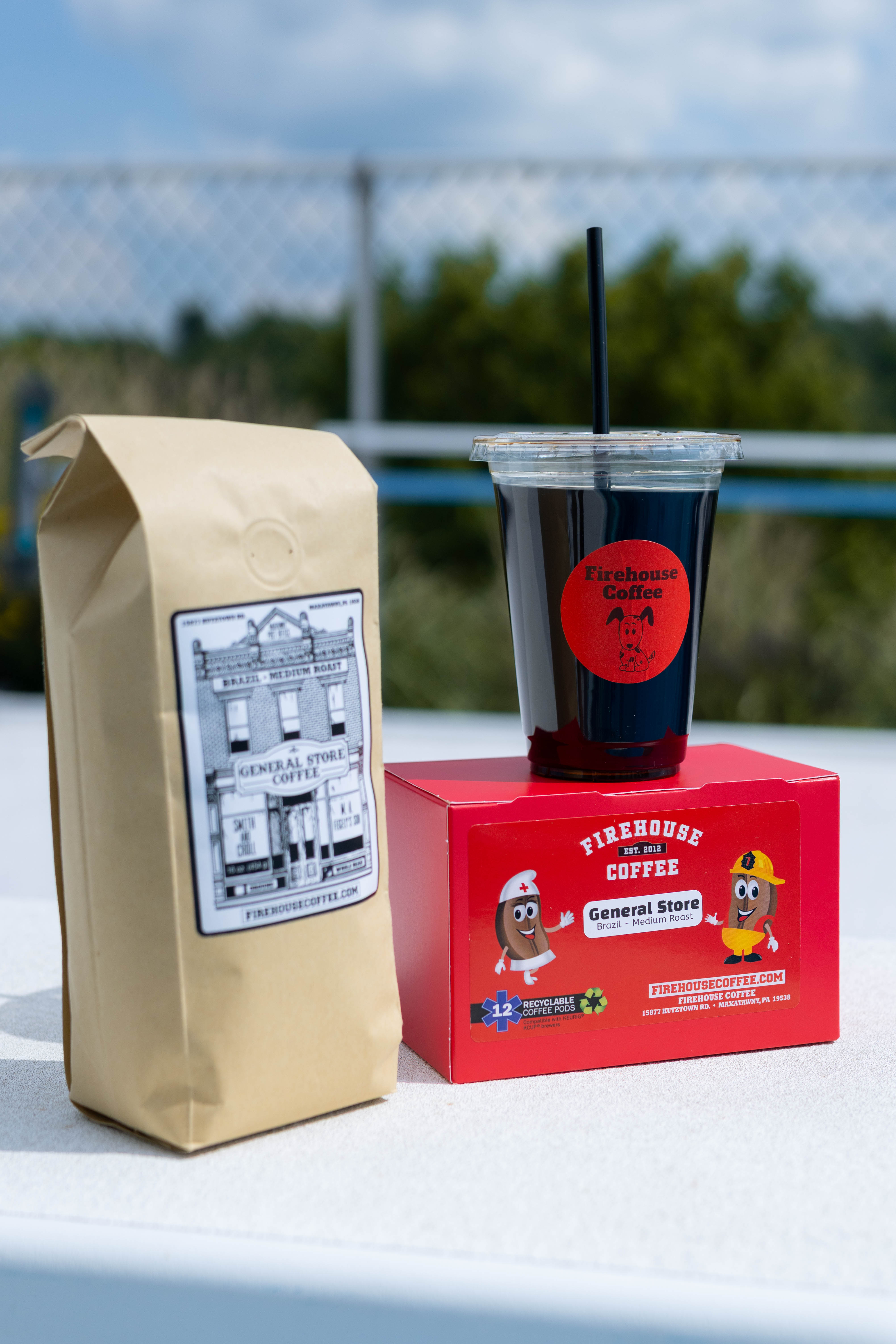 展示品■プロメモリア■55万■Caff/カフェ■バースツール■ハイスツール■ Brazil Medium Roast Gourmet Coffee- Firehouse Coffee