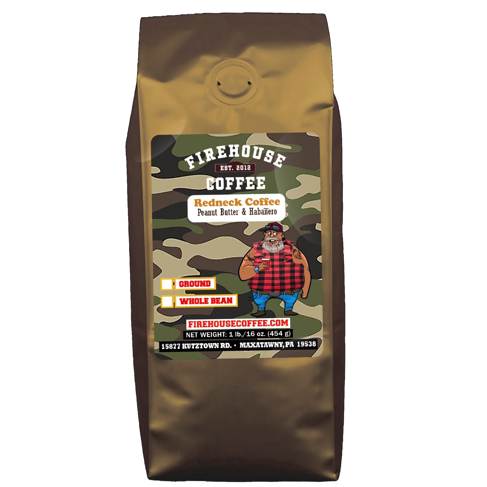 16 oz bag of Habanero and Peanut Butter Coffee