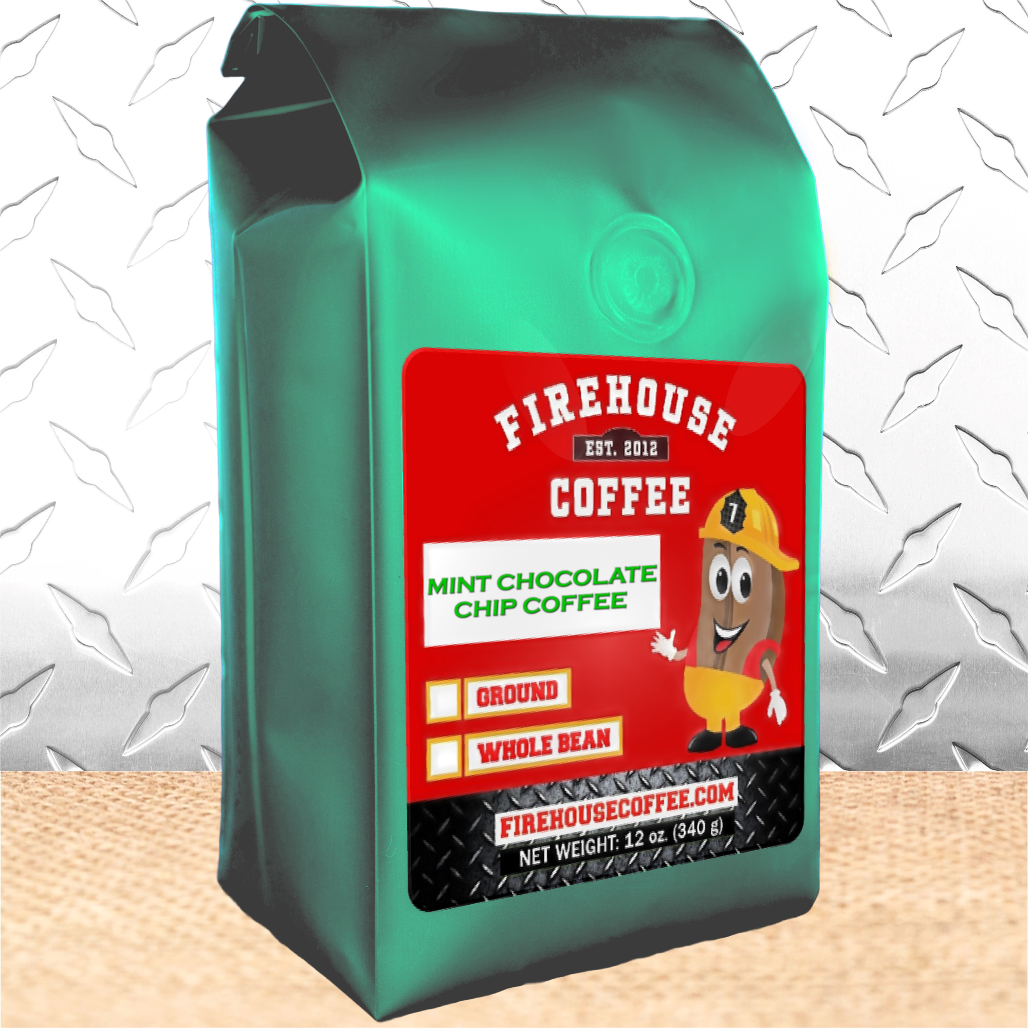 12 oz bag of Mint Chocolate Chip Coffee