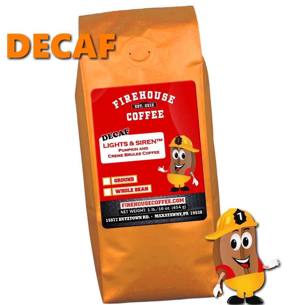 1 lb bag of Pumpkin Creme Brulee Decaf Coffee
