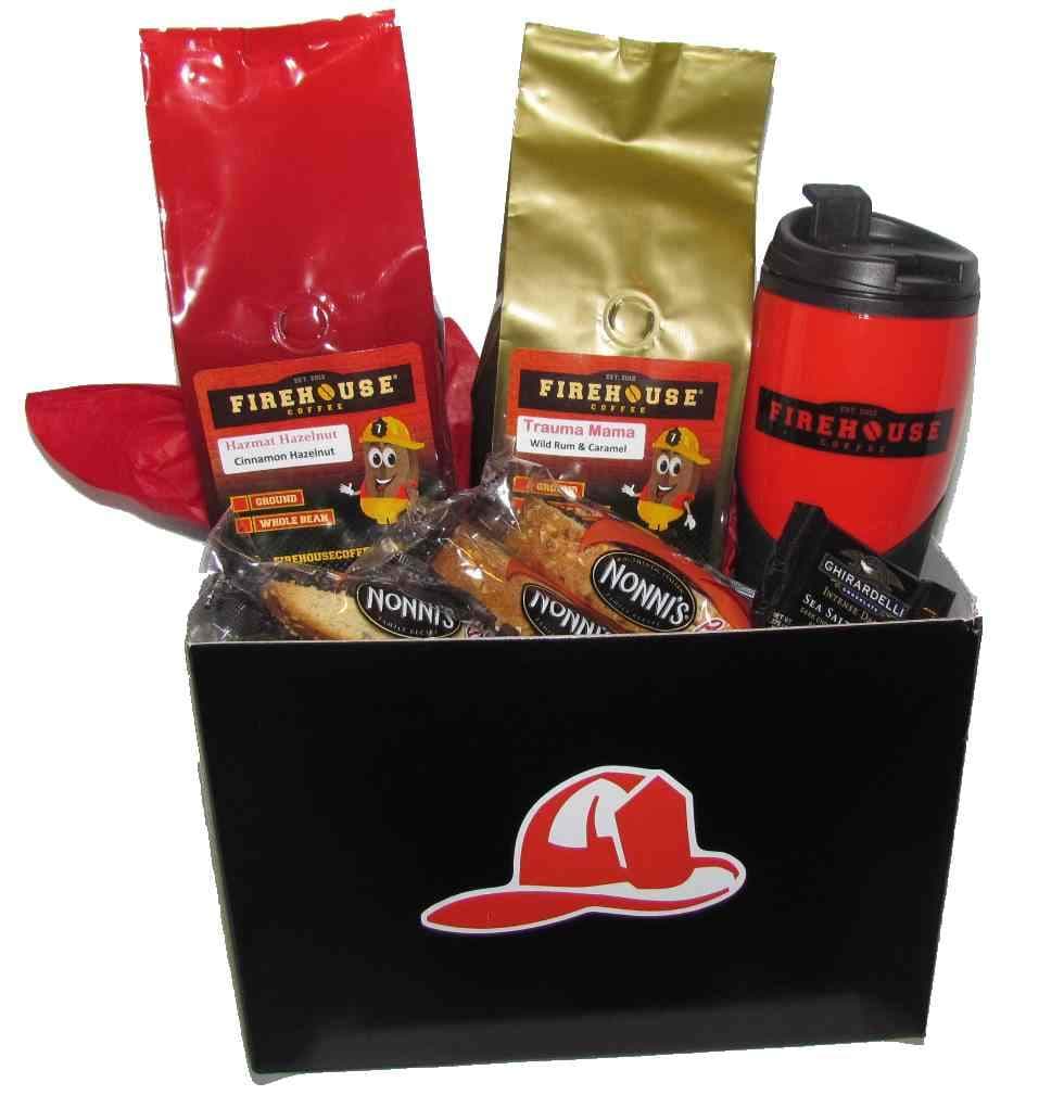 Firefighter Helmet - Gift Basket for a Fireman