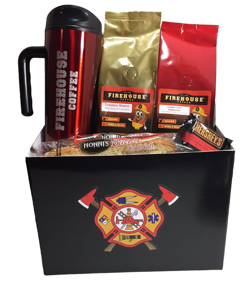 Firefighter Maltese Cross Gift Basket