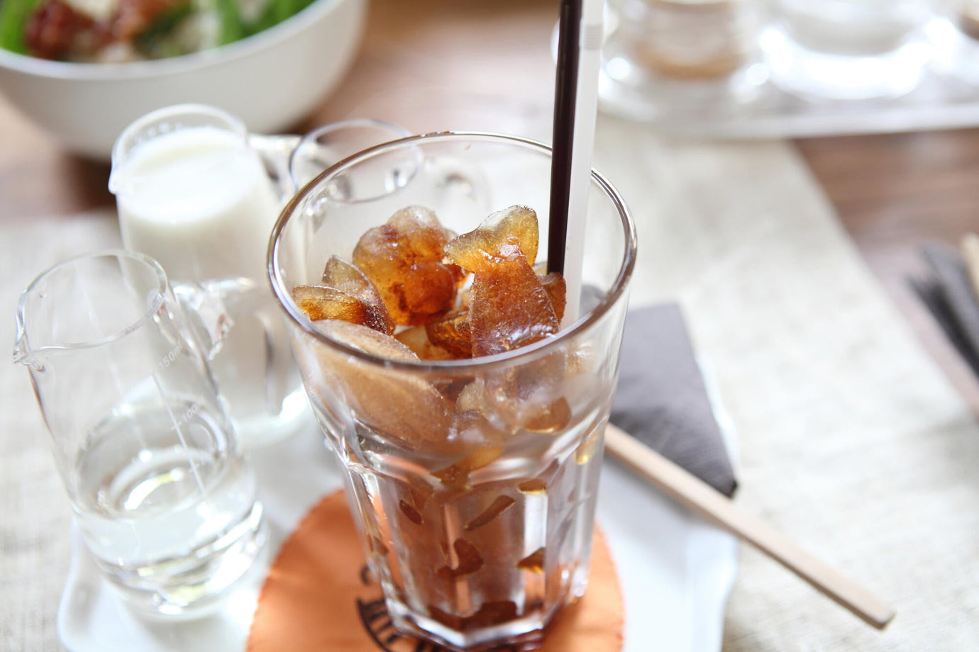 Iced latte at home