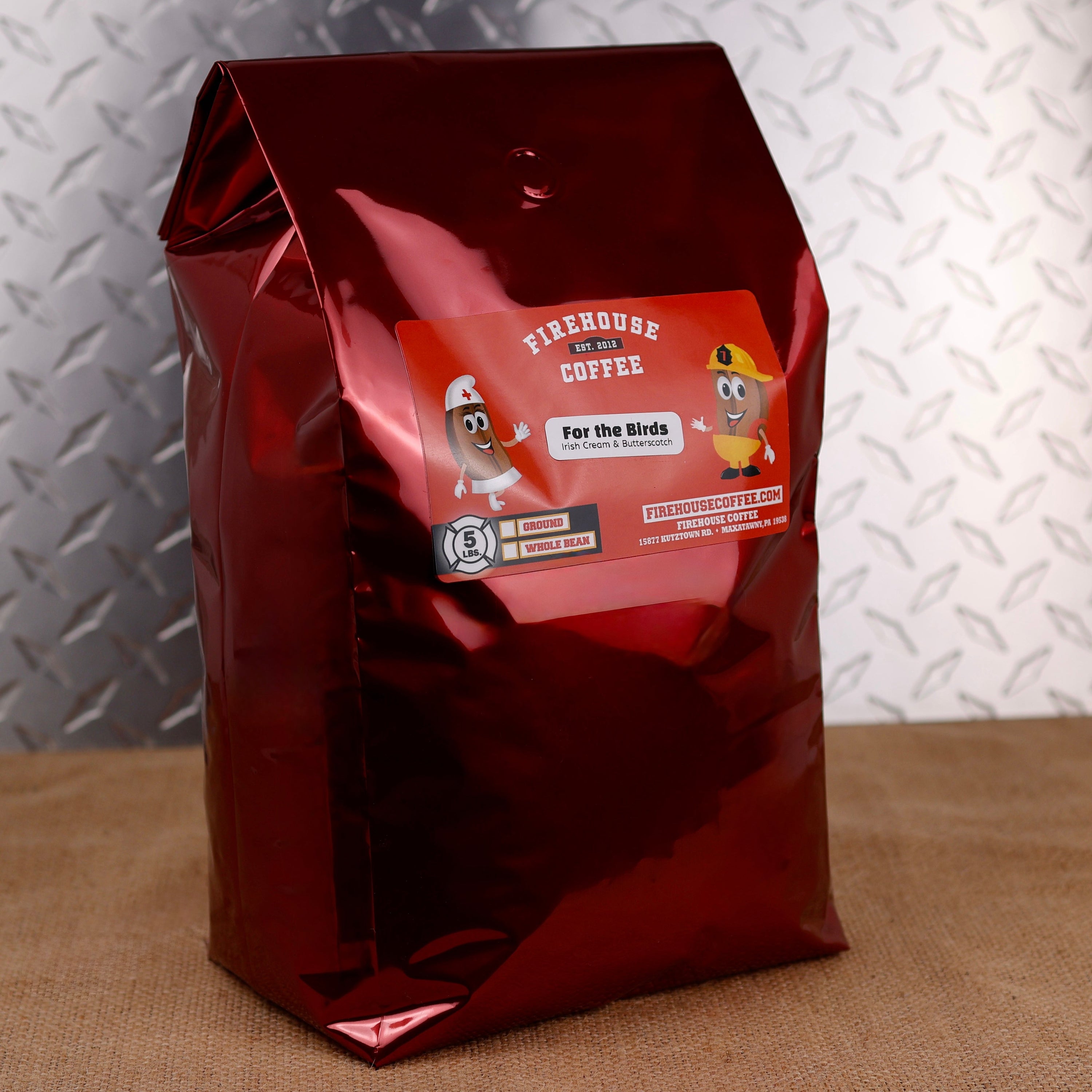 Irish Cream & Butterscotch Flavored Coffee- 5 lb Bulk Coffee Bag