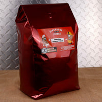 Firehouse Coffee Chocolate Covered Pretzel Flavored Coffee in a 5 lb bag, freshly roasted gourmet coffee with rich chocolate, crunchy pretzel, buttery caramel, and lightly salted flavors. Available in whole bean or ground, this premium flavored coffee is perfect for home, office, cafés, restaurants, and coffee lovers searching for chocolate coffee, chocolate pretzel coffee, dessert coffee, flavored coffee, and gourmet coffee.