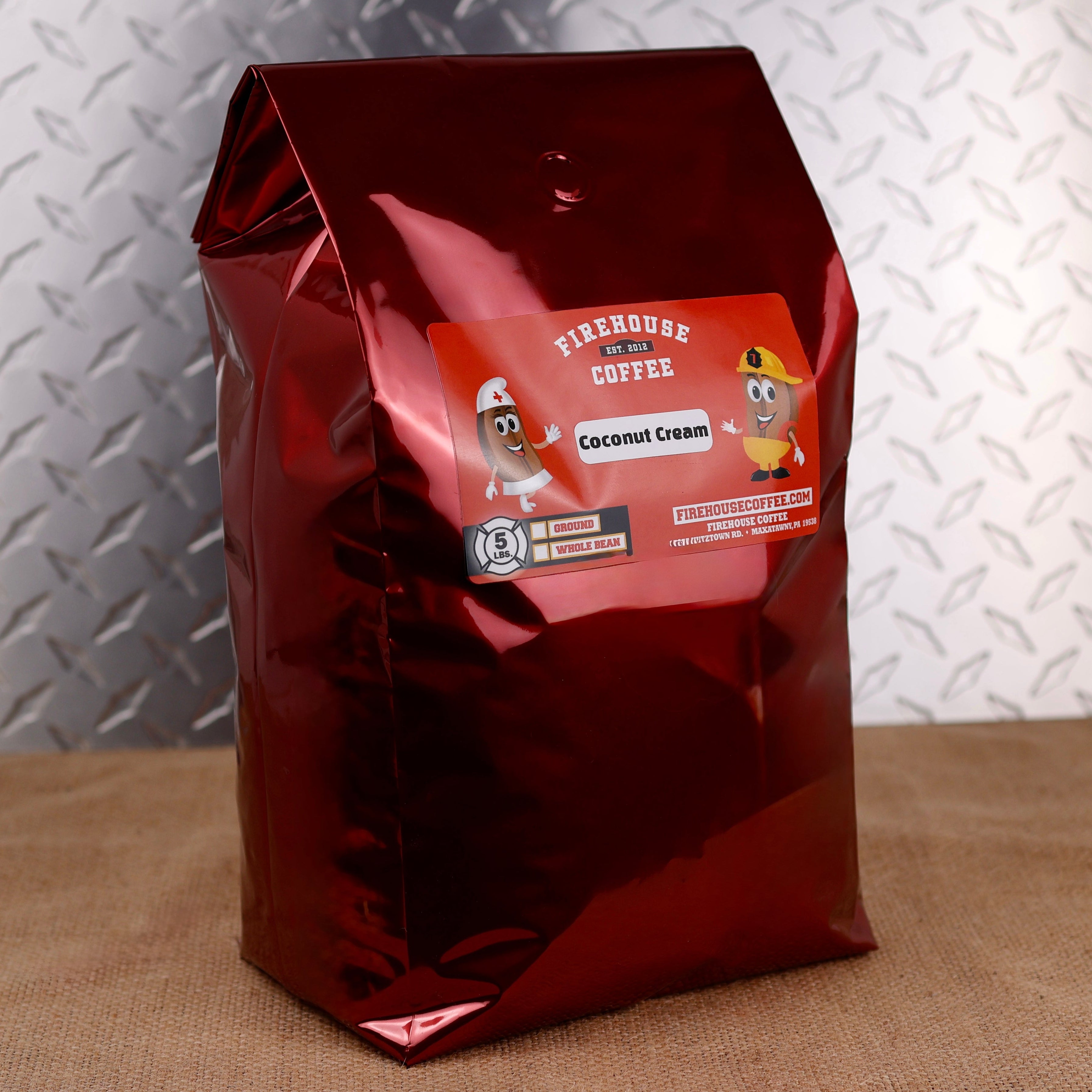 Coconut Cream Flavored Coffee | Firehouse Coconut Coffee Ground