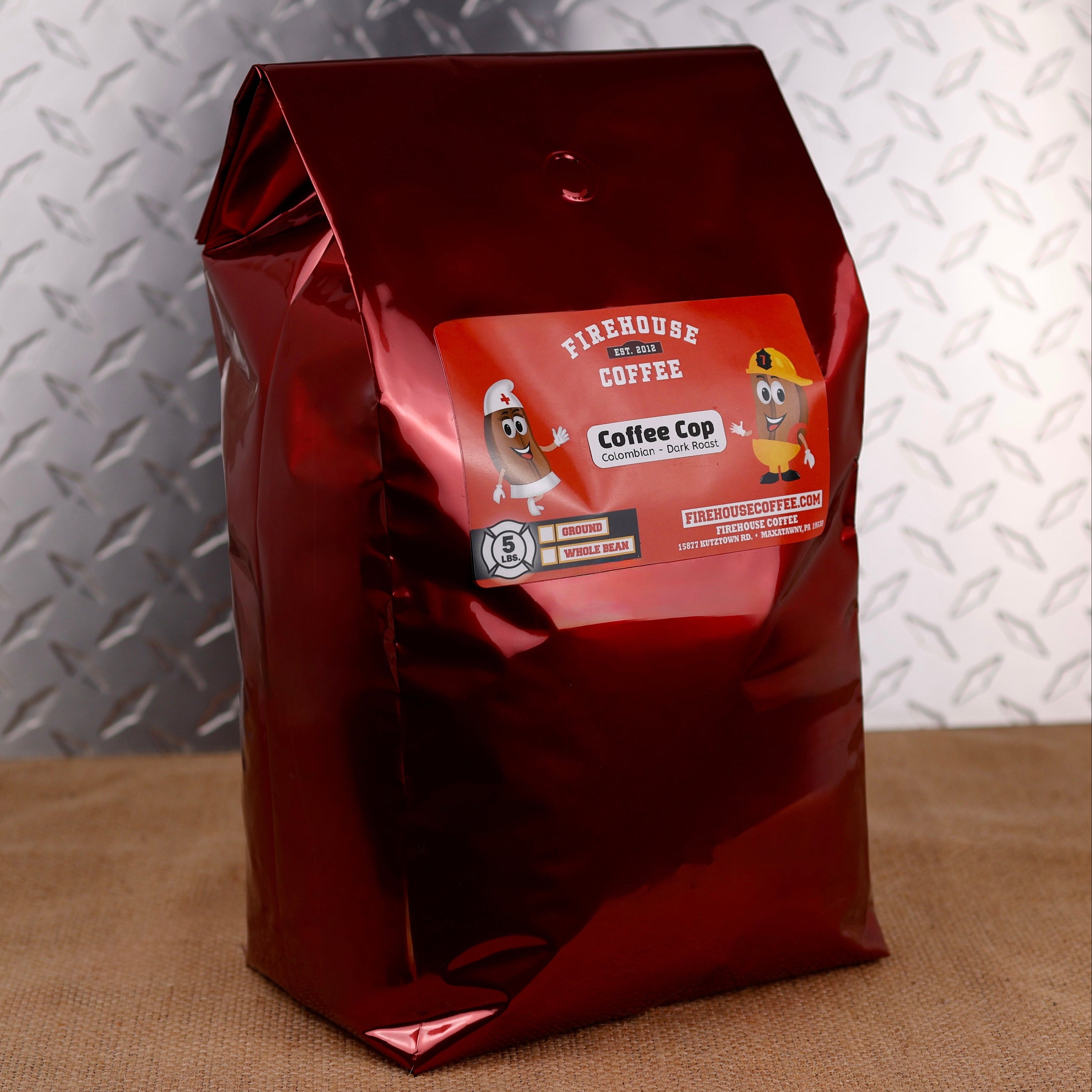 Colombian Dark Roast Coffee | The Coffee Cop® | Firehouse Coffee