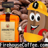 Bottle of Amaretto and Firehouse Coffee
