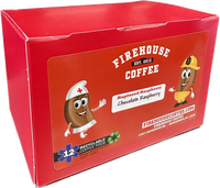 Firehouse Coffee offers this Chocolate Raspberry flavored coffee in K Cup or Single Serve Capsules.  This flavored coffee brews perfect in your Keurig brewer.