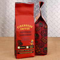 16-ounce bag of Ruptured Raspberry™ Chocolate Raspberry Flavored Coffee, available in ground or whole bean.
