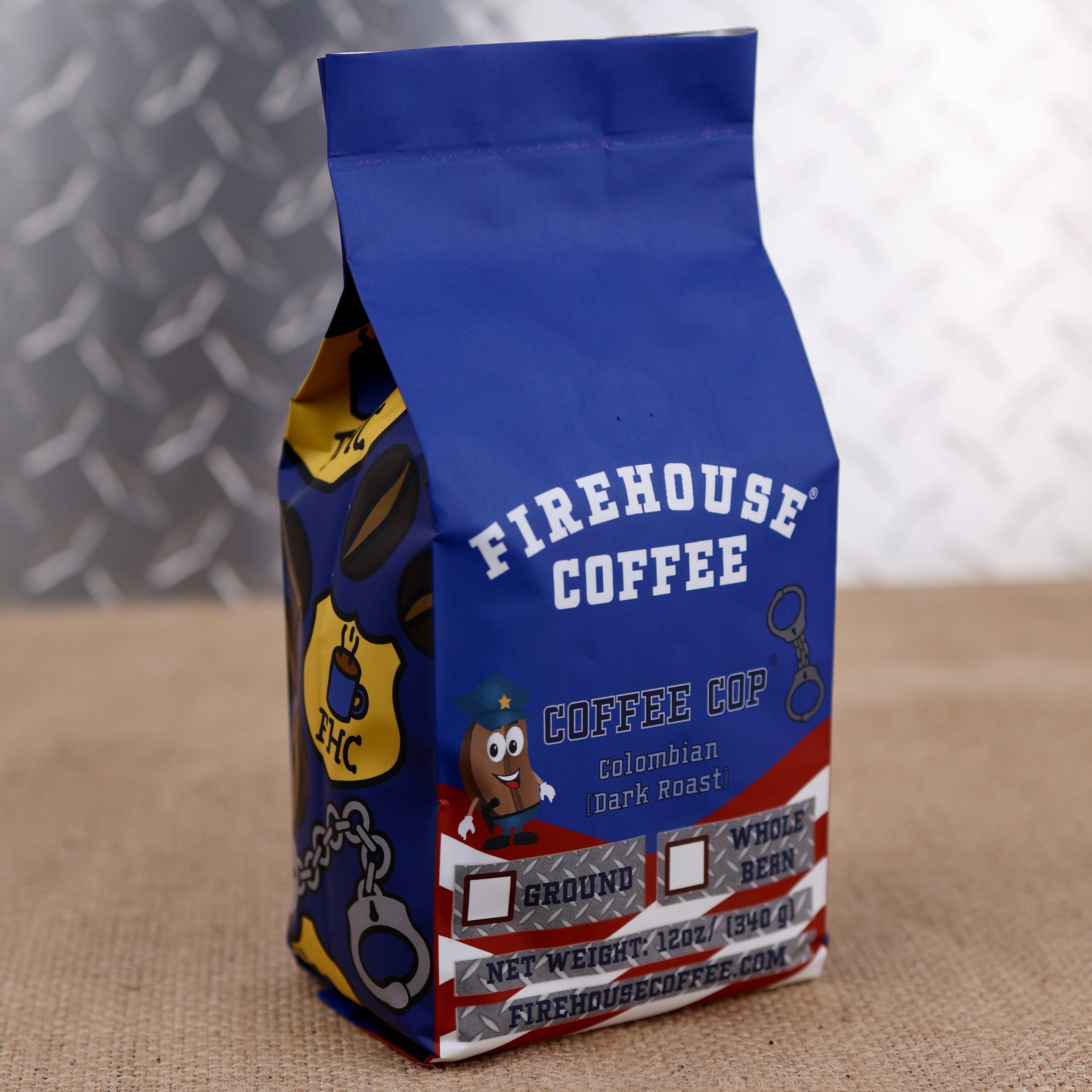 Colombian Dark Roast Coffee | The Coffee Cop® | Firehouse Coffee