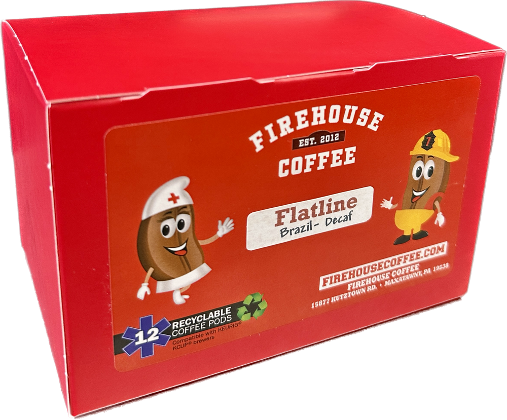 Firehouse Decaffeinated Brazil Coffee in a KCup