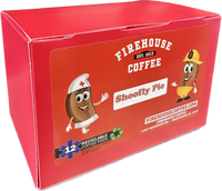 Shoofly Pie Coffee K-Cups 12-count box with Pennsylvania Dutch molasses and crumb cake flavor