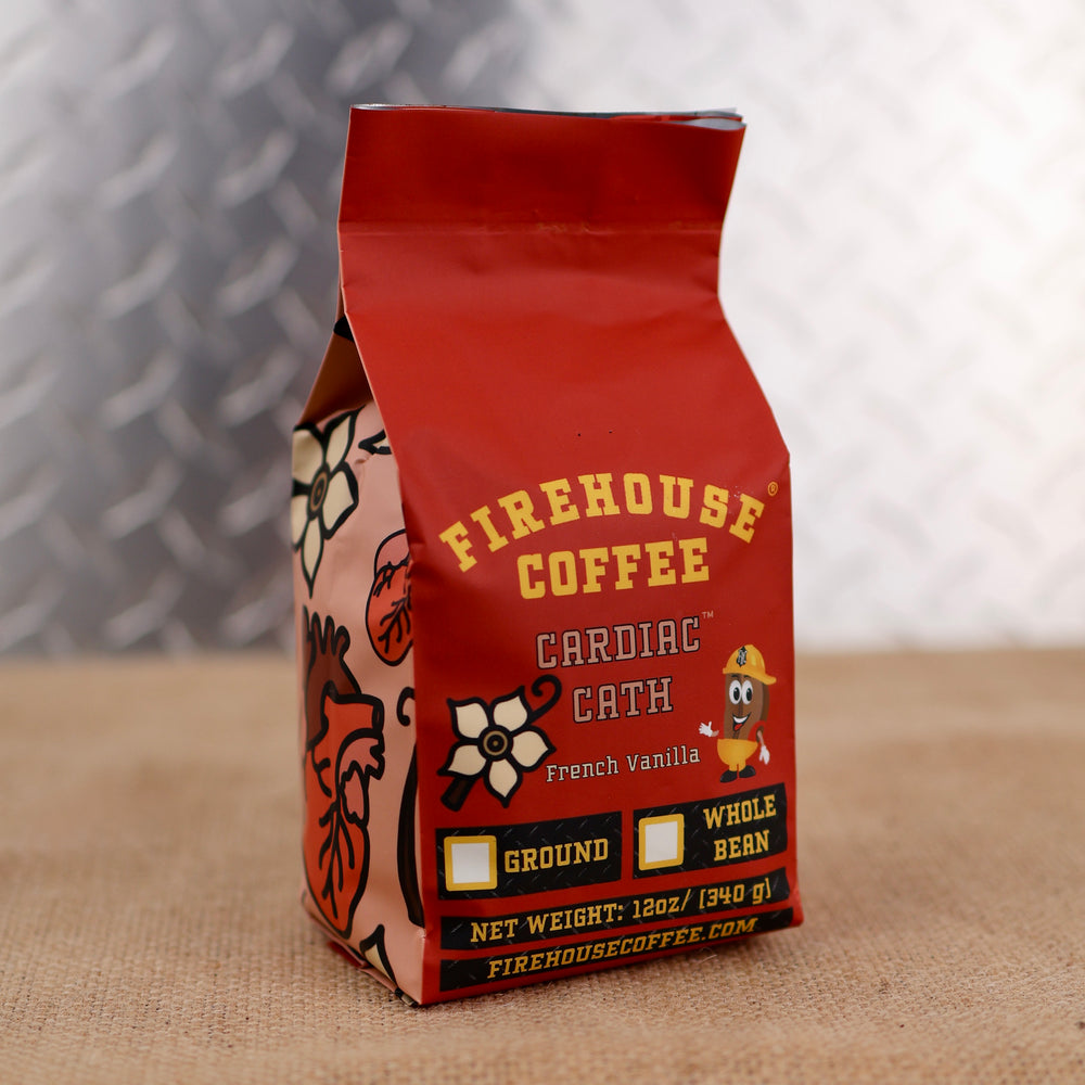 French Vanilla Flavored Coffee is Firehouse Coffee's Cardiac Cath Vanilla Coffee.  There is now blocakage of flavored with this tasty gourmet coffee roast. 