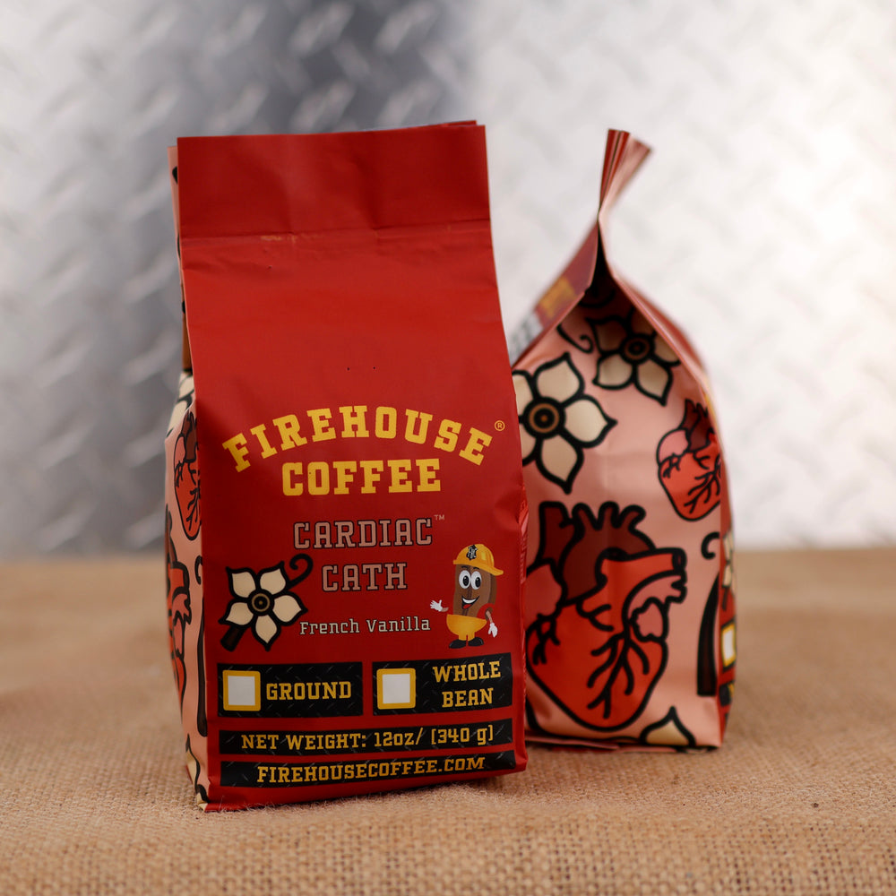 Cardiac Cath Vanilla is a French Vanilla Coffee with a silky custard flavor. 