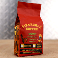 Hazmat Hazelnut® Cinnamon Hazelnut Flavored Coffee with buttery hazelnut, cinnamon and vanilla