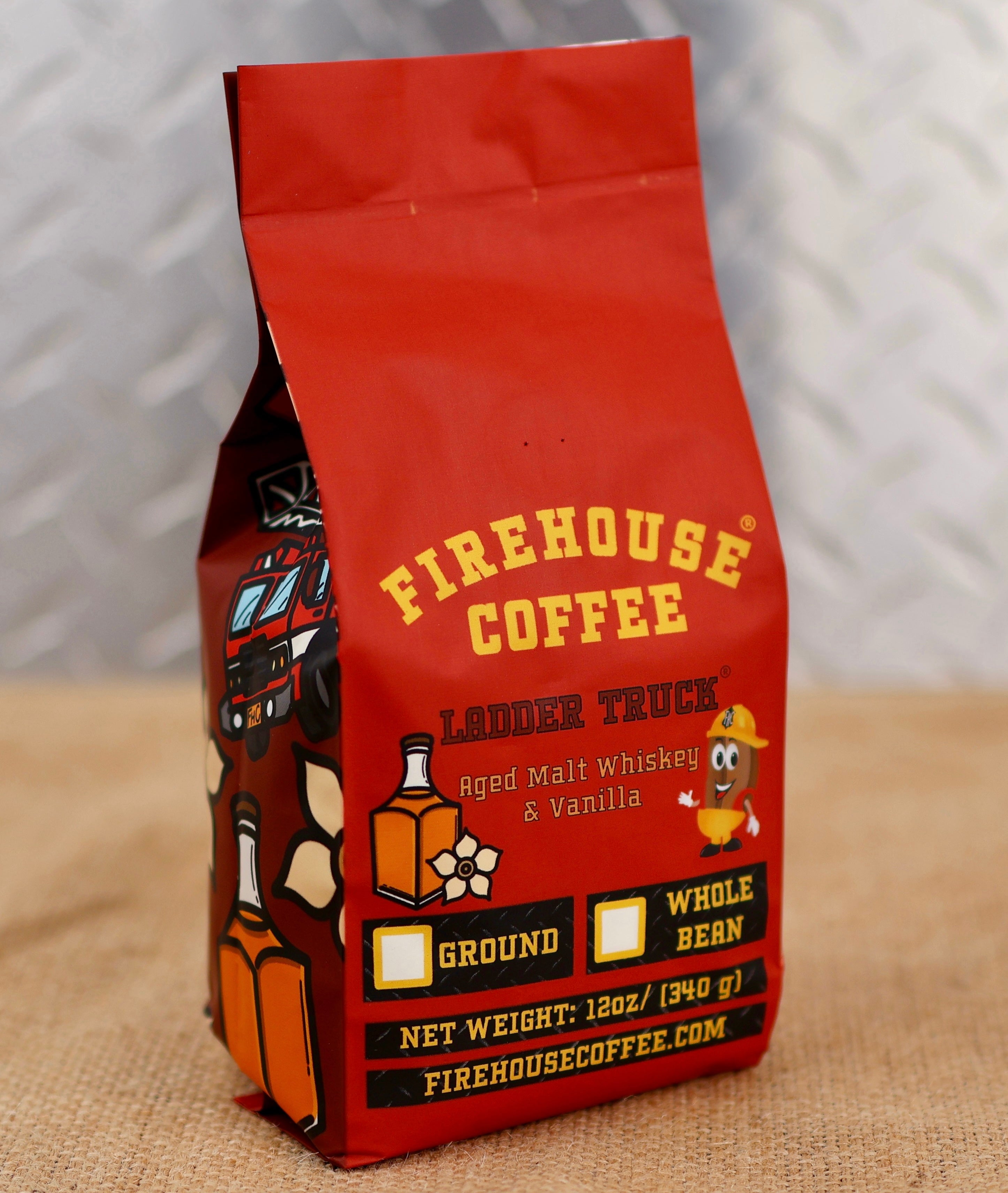 Ladder Truck® Aged Malt Whiskey and Vanilla Flavored Coffee by Firehouse Coffee