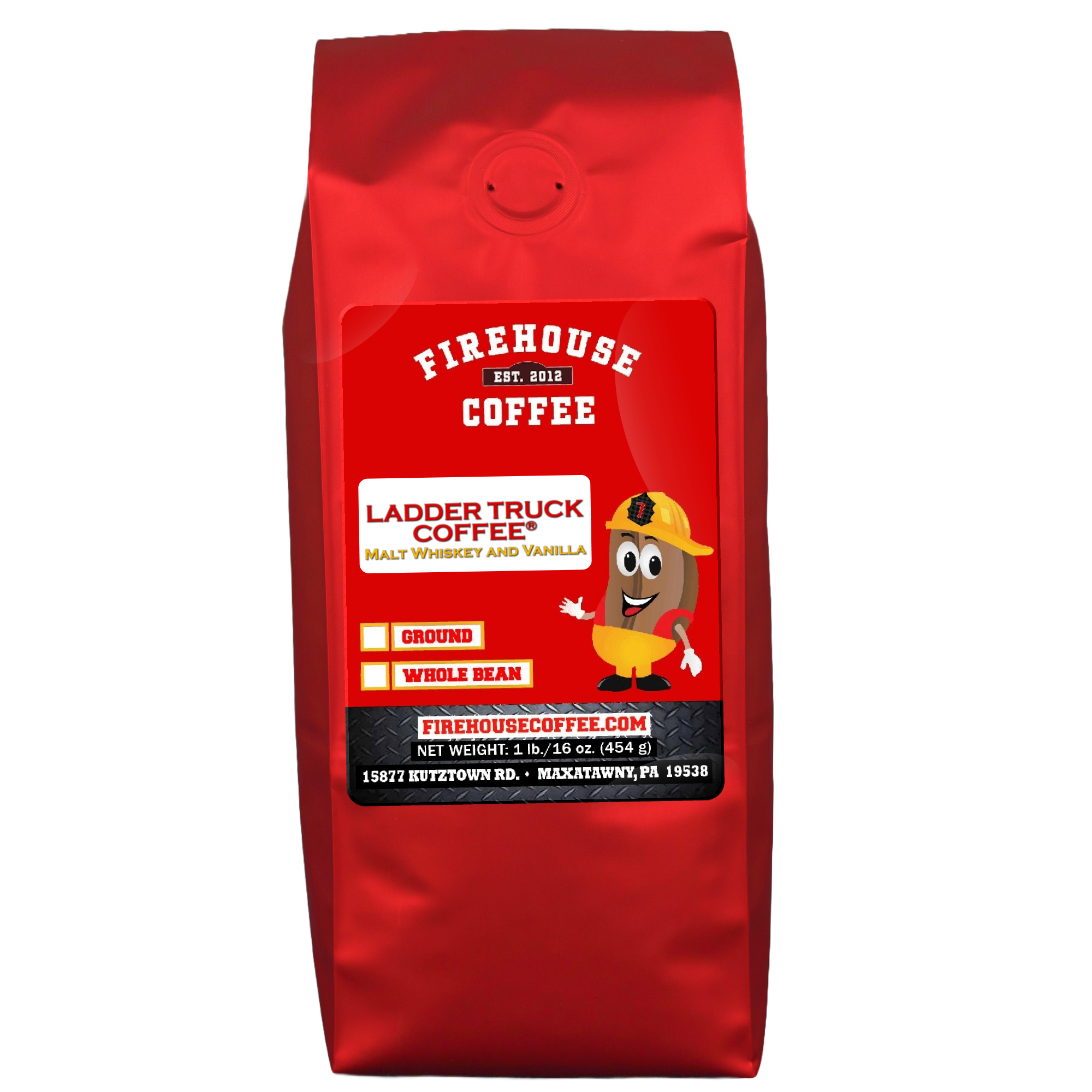 16 oz bag of Aged Malt Whiskey and Vanilla Flavored Coffee