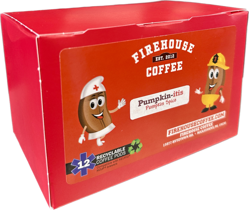 Pumpkin Spice flavored coffee K-Cups with pumpkin, cinnamon, nutmeg and warm fall spice flavor