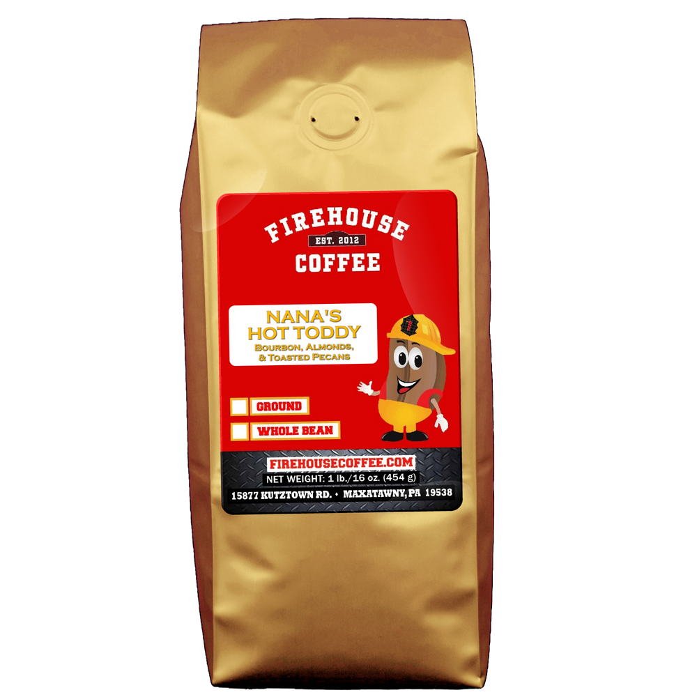 16 oz bag of Bourbon, Swiss Almond, Texas Pecan Coffee