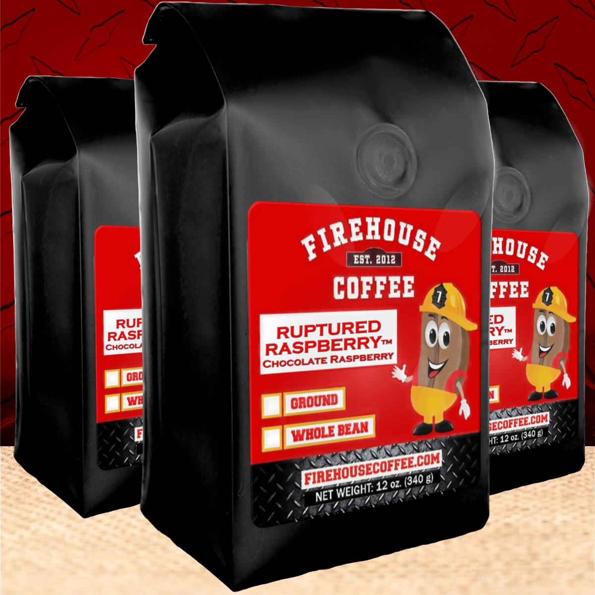 Chocolate Raspberry Coffee - FIREHOUSE COFFEE