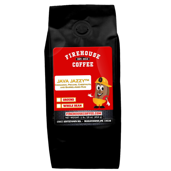 Cinnamon, Pecans, Chestnuts, and Barrel-Aged Rum Coffee - Java