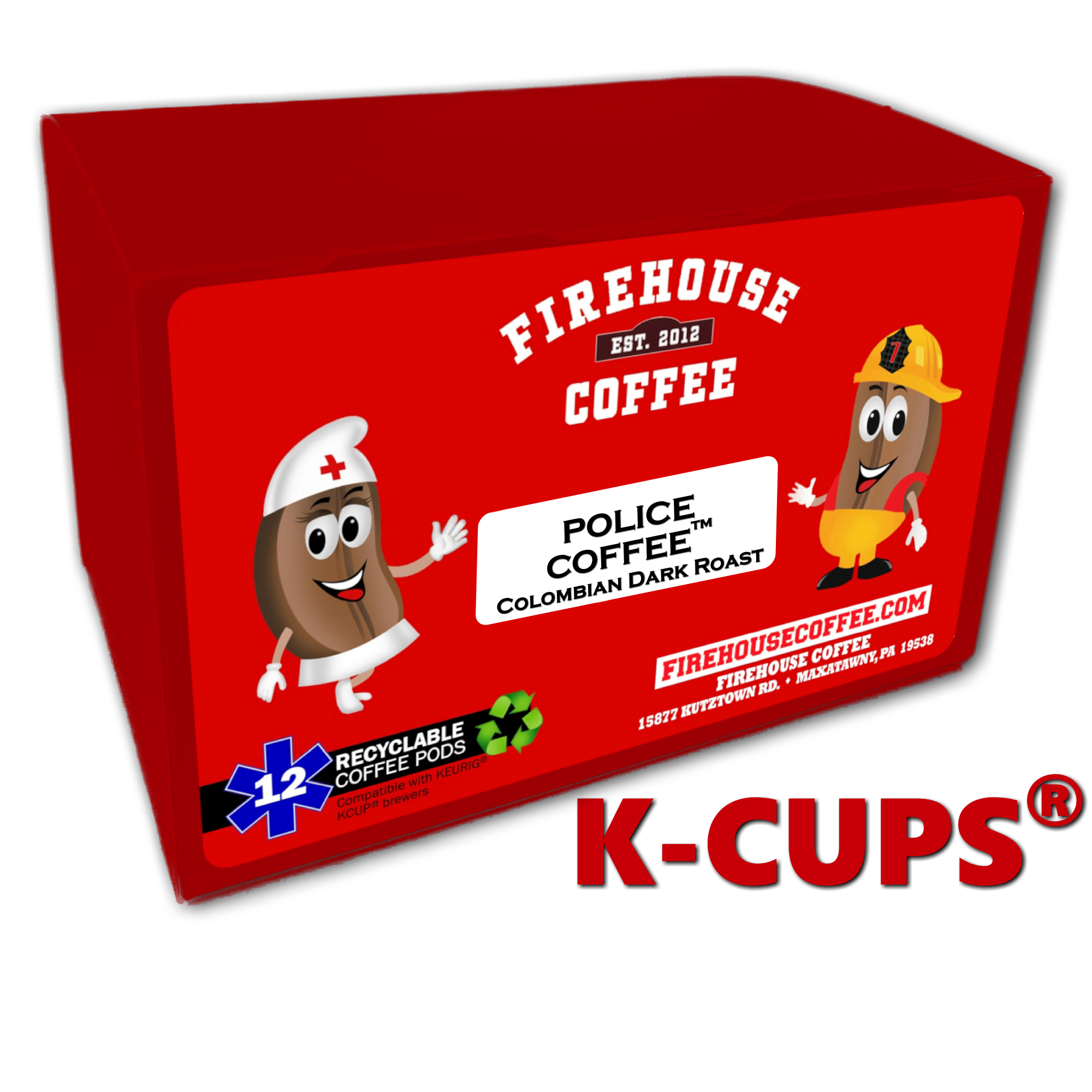 Box of Colombian Dark Roast Coffee K Cups