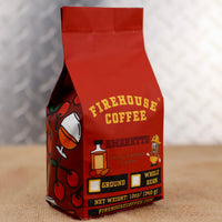 Firehouse Coffee Amaretto Flavored Coffee with sweet almond, cherry and warm vanilla notes.