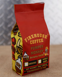 Pumper Monkey™ Bananas Foster Flavored Coffee by Firehouse Coffee
