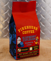 Blueberry Explosion™ Blueberry Cream Flavored Coffee by Firehouse Coffee