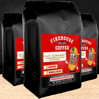 12 oz bags of Creme Brulee Rum and Caramel Flavored Coffee