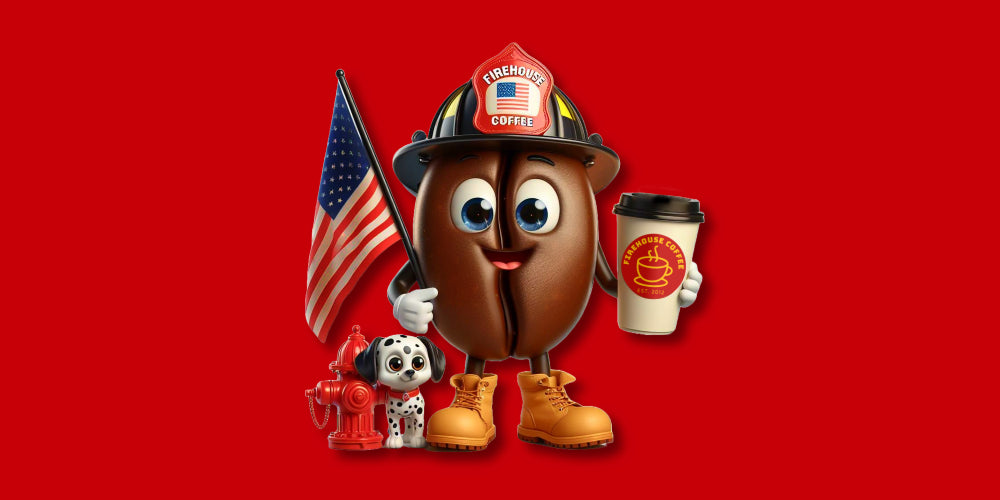Firehouse Coffee Bean Firefighter