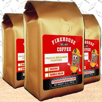 12 oz bas of Peach Brandy Coffee