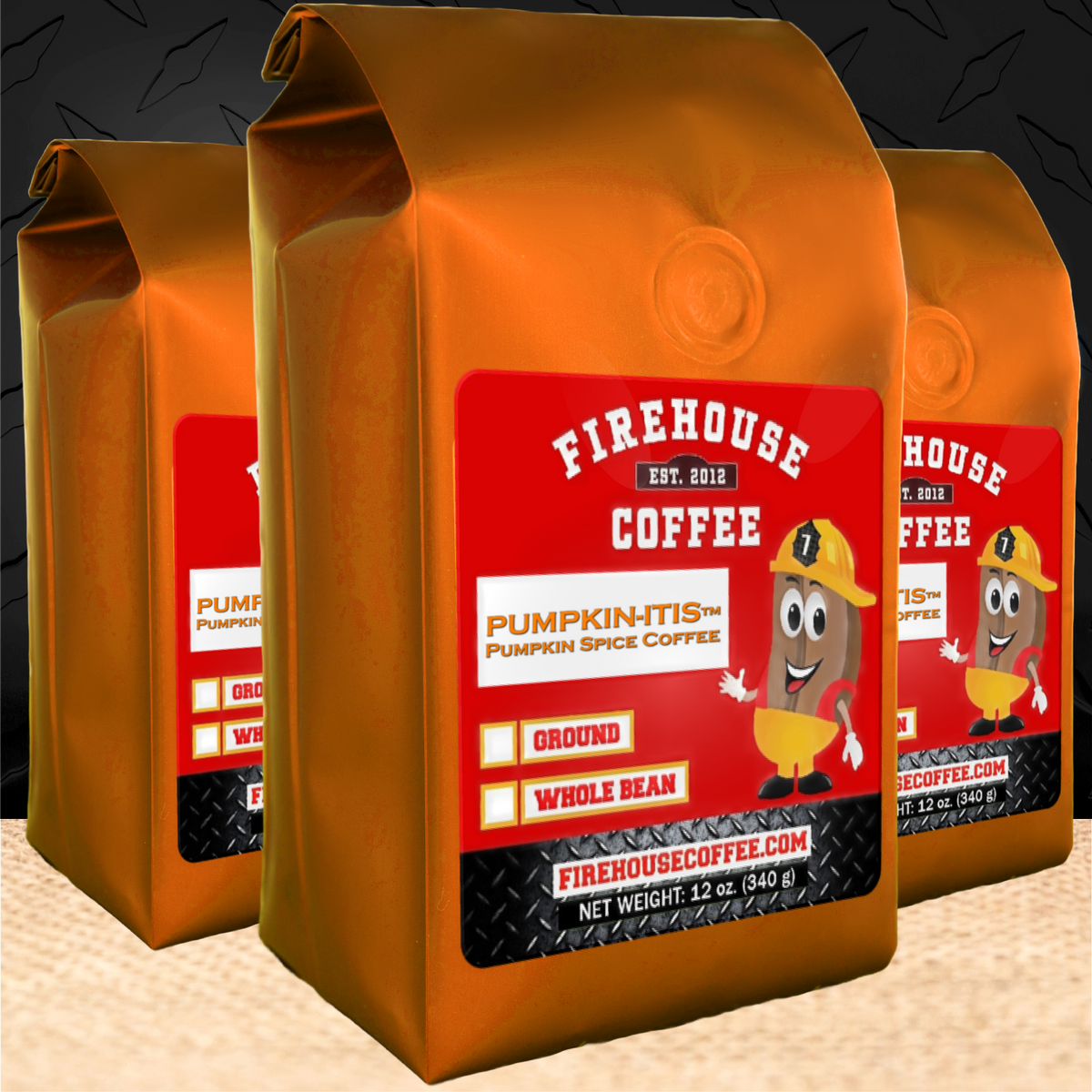12 oz bags of Pumpkin Spice Coffee