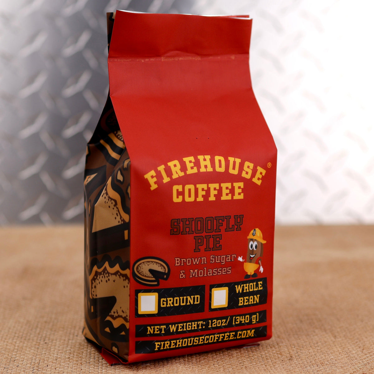 ShooFly Pie™ Flavored Coffee with rich molasses, brown sugar and sweet vanilla breakfast-cake flavors.
