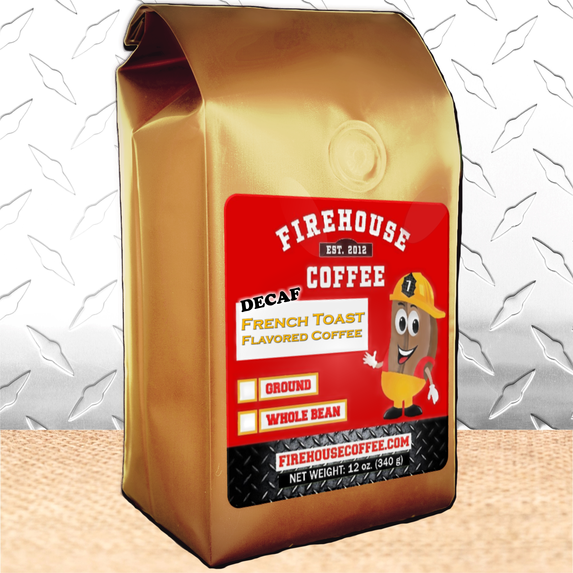 12 oz bag of Decaf French Toast Coffee