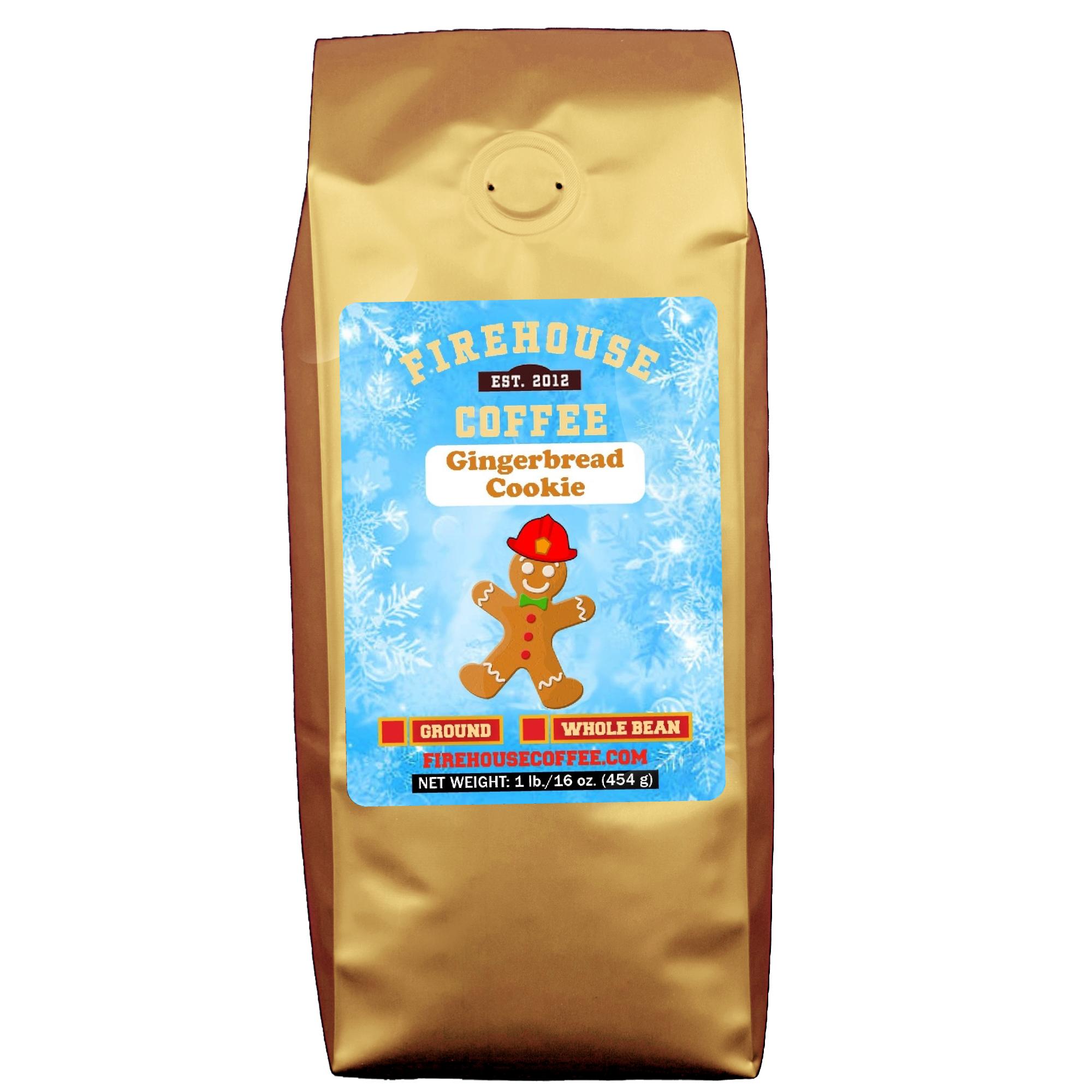 16 oz bag of Gingerbread Cookie Christmas Coffee