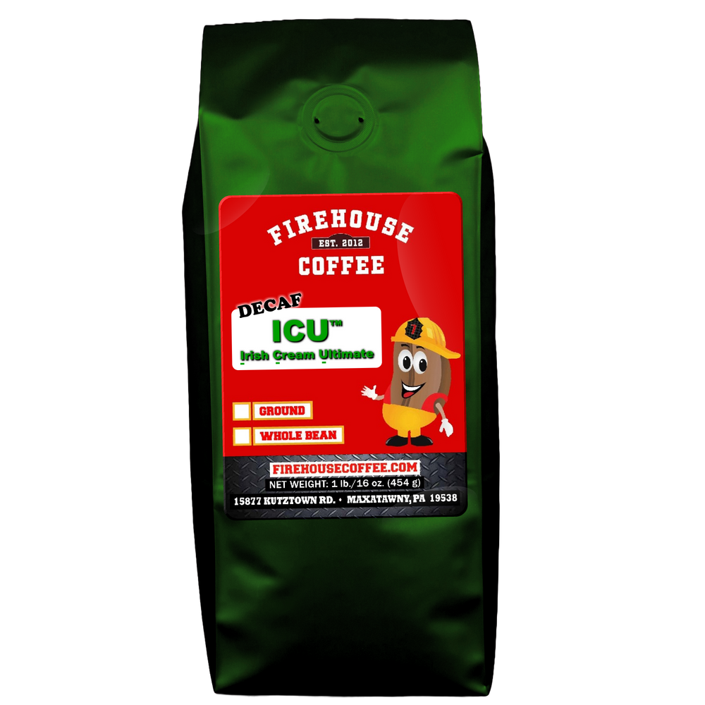 16 oz bag of Irish Cream Decaf Coffee