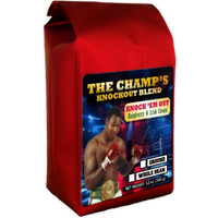 Larry Holmes on Raspberry Irish Cream Flavored Coffee Bag