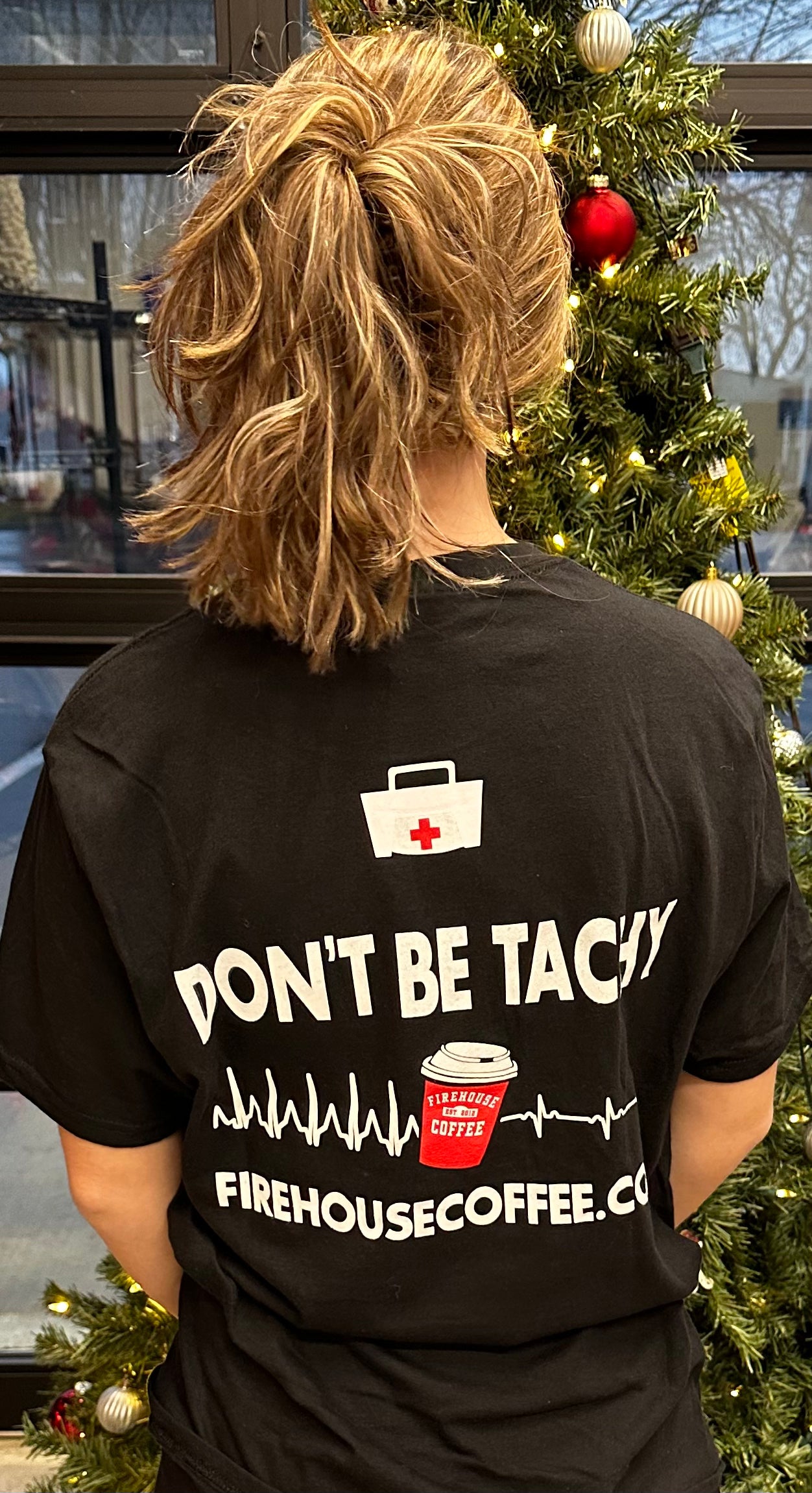 Don't be tachy!!!  Firehouse Coffee t shirt
