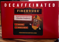 Firehouse Coffee offers this Chocolate Raspberry decaffeinated flavored coffee in K Cup or Single Serve Capsules.  This flavored coffee brews perfect in your Keurig brewer.