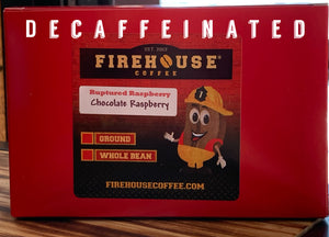 Firehouse Coffee offers this Chocolate Raspberry decaffeinated flavored coffee in K Cup or Single Serve Capsules.  This flavored coffee brews perfect in your Keurig brewer.