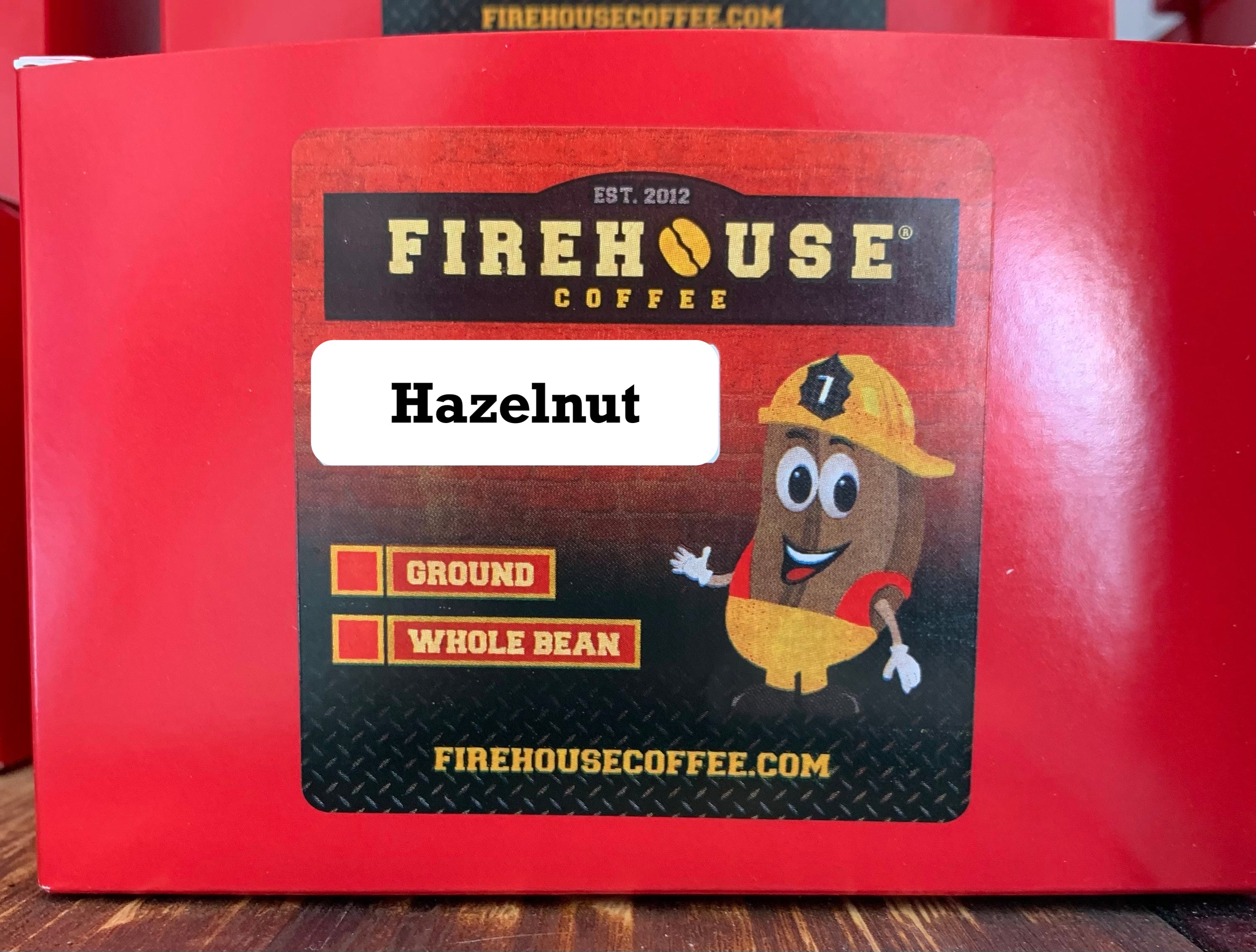 Hazelnut Flavored Coffee by Firehouse Coffee
